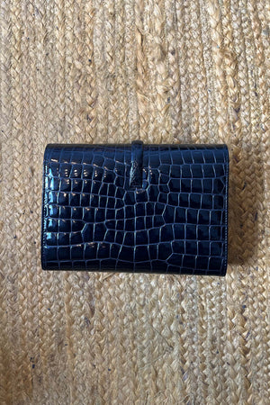 Italian Embossed Patent Clutch