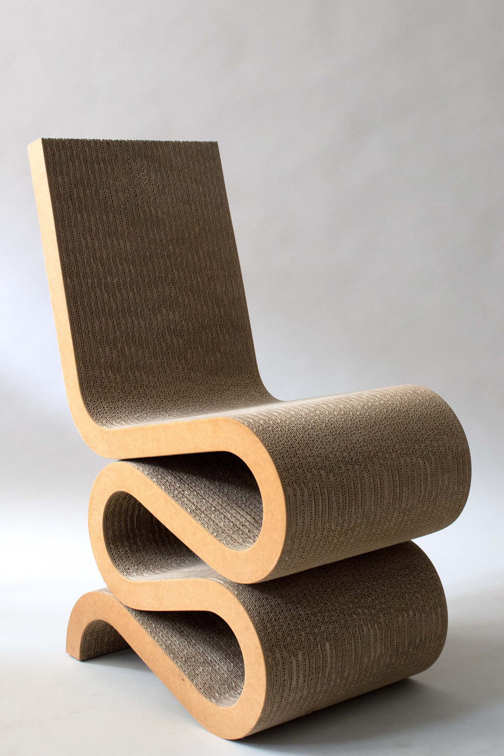 Frank Gehry for Vitra Wiggle Side Chair (1972, reissued by Vitra in 1992)