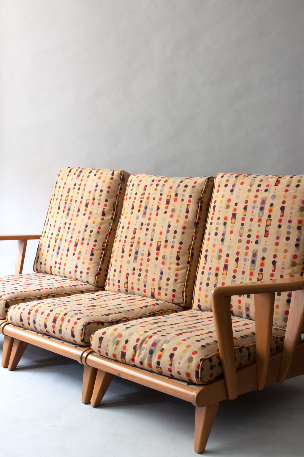 Heywood-Wakefield 1950s Upholstered Modular Sofa