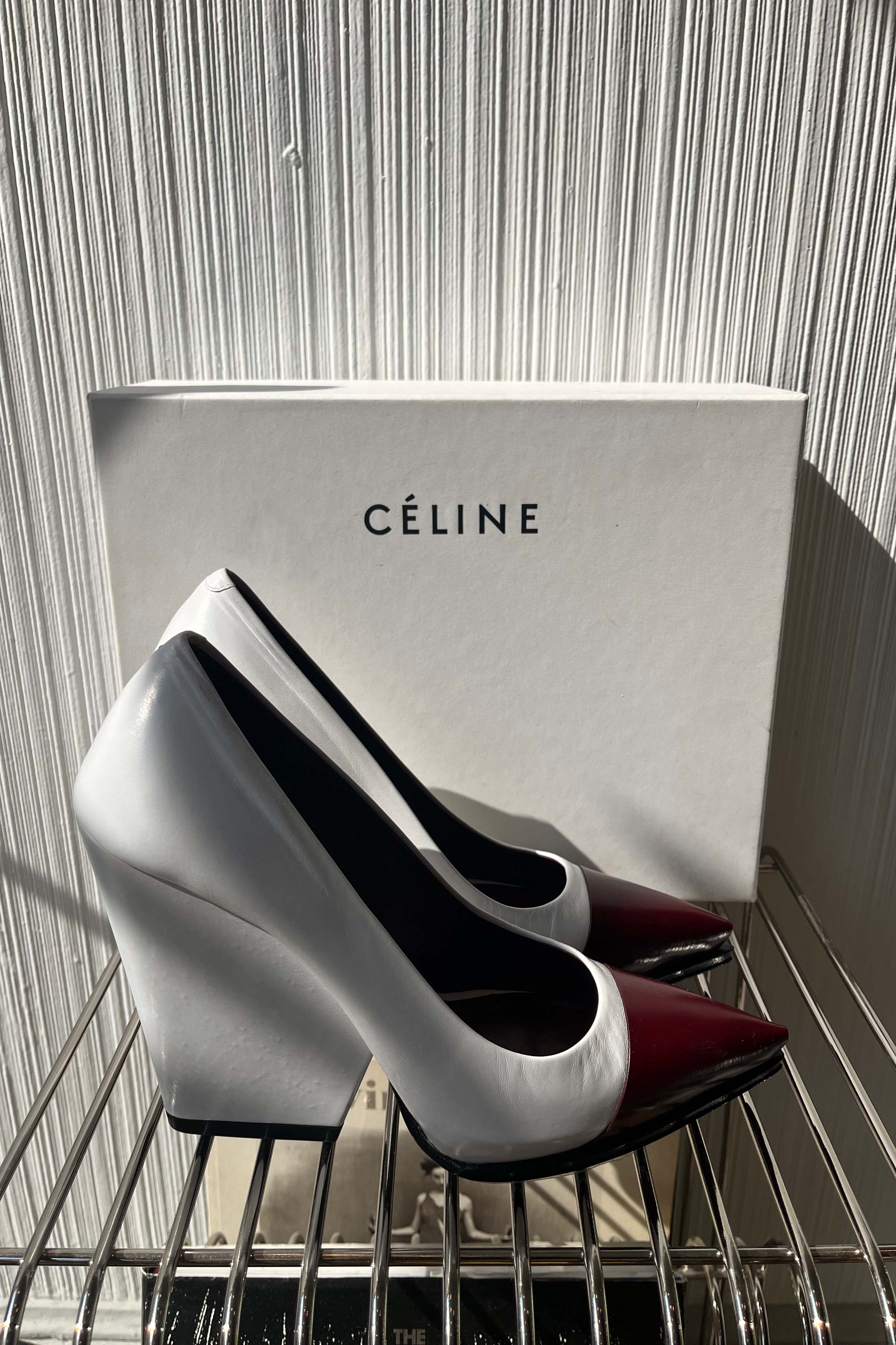 Celine Color Block Heels Sz. 36