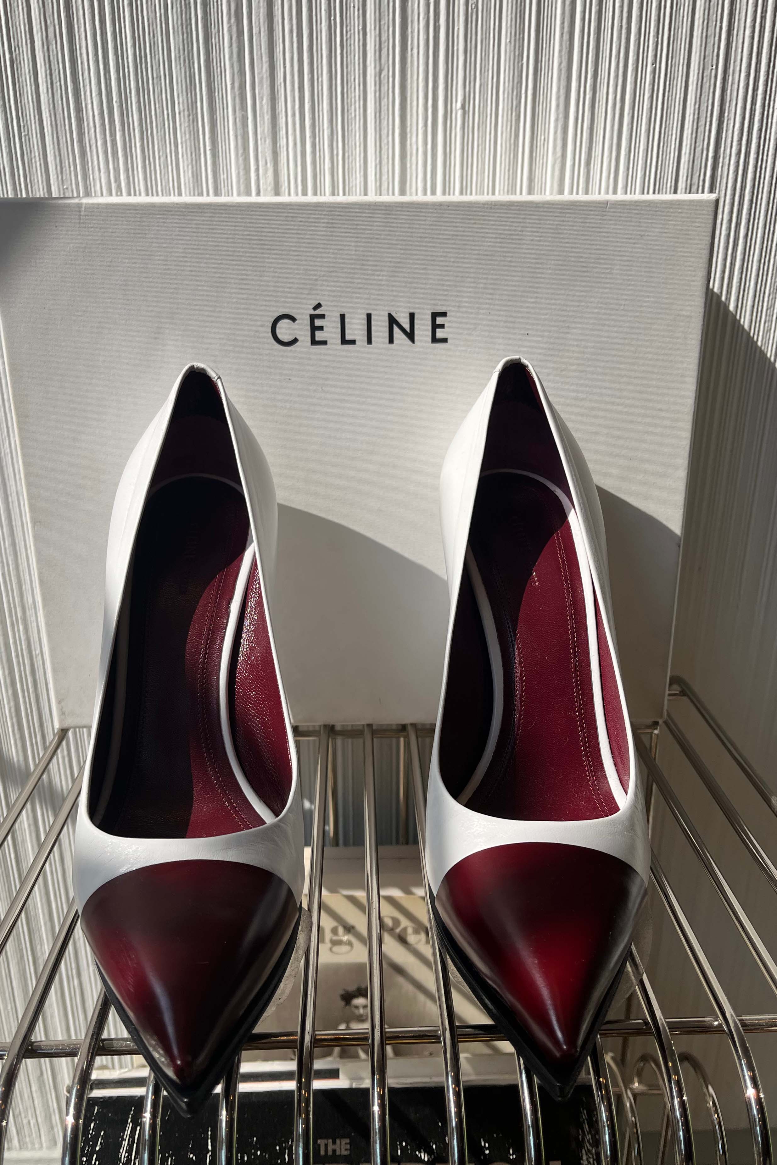 Celine Color Block Heels Sz. 36