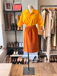 Courreges Burrnt Orange Cord Skirt