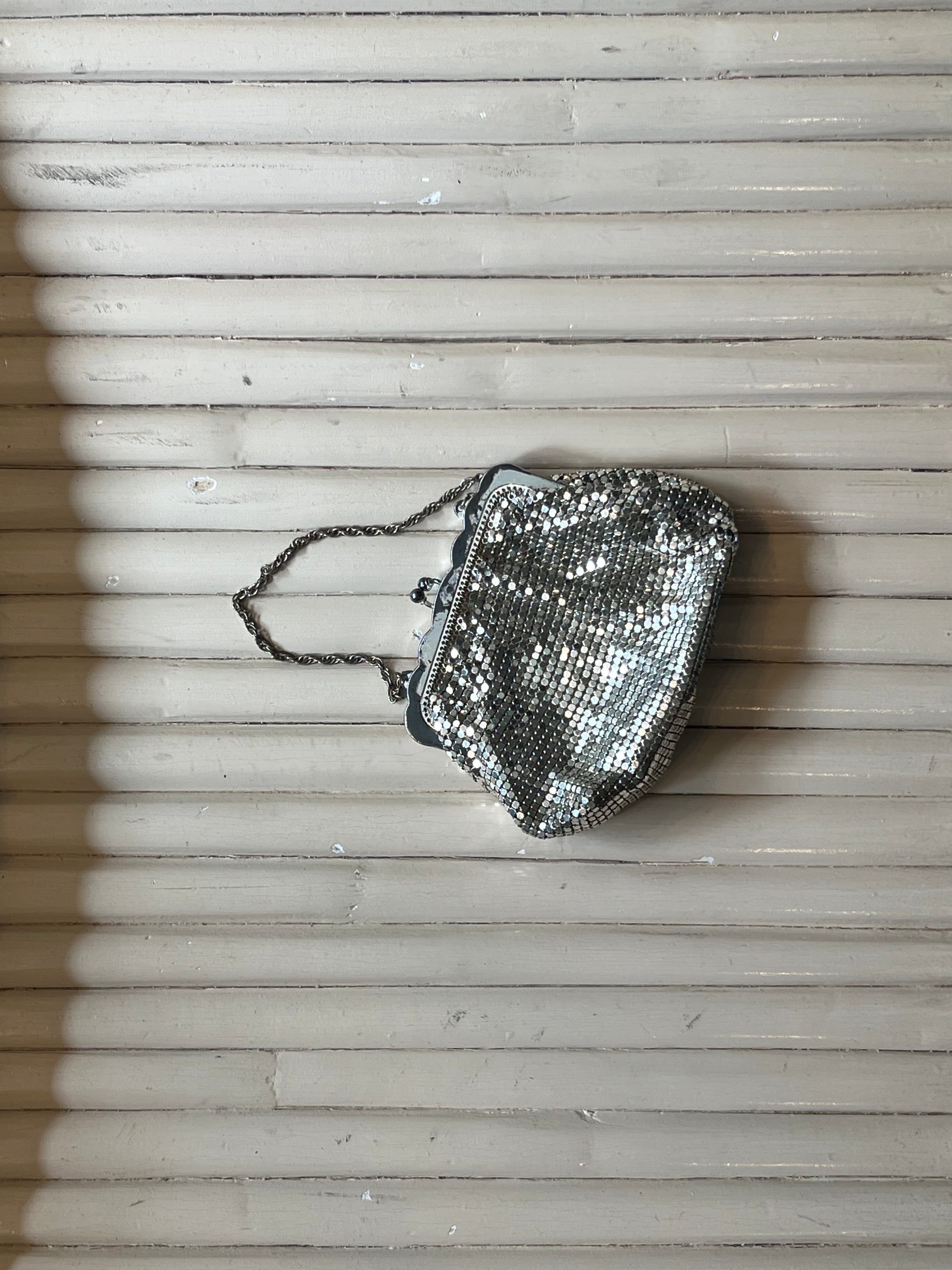 Whiting Davis Silver Evening Bag