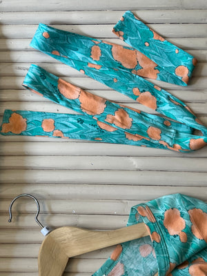 Diane Von Furstenberg Green Floral Jersey Dress
