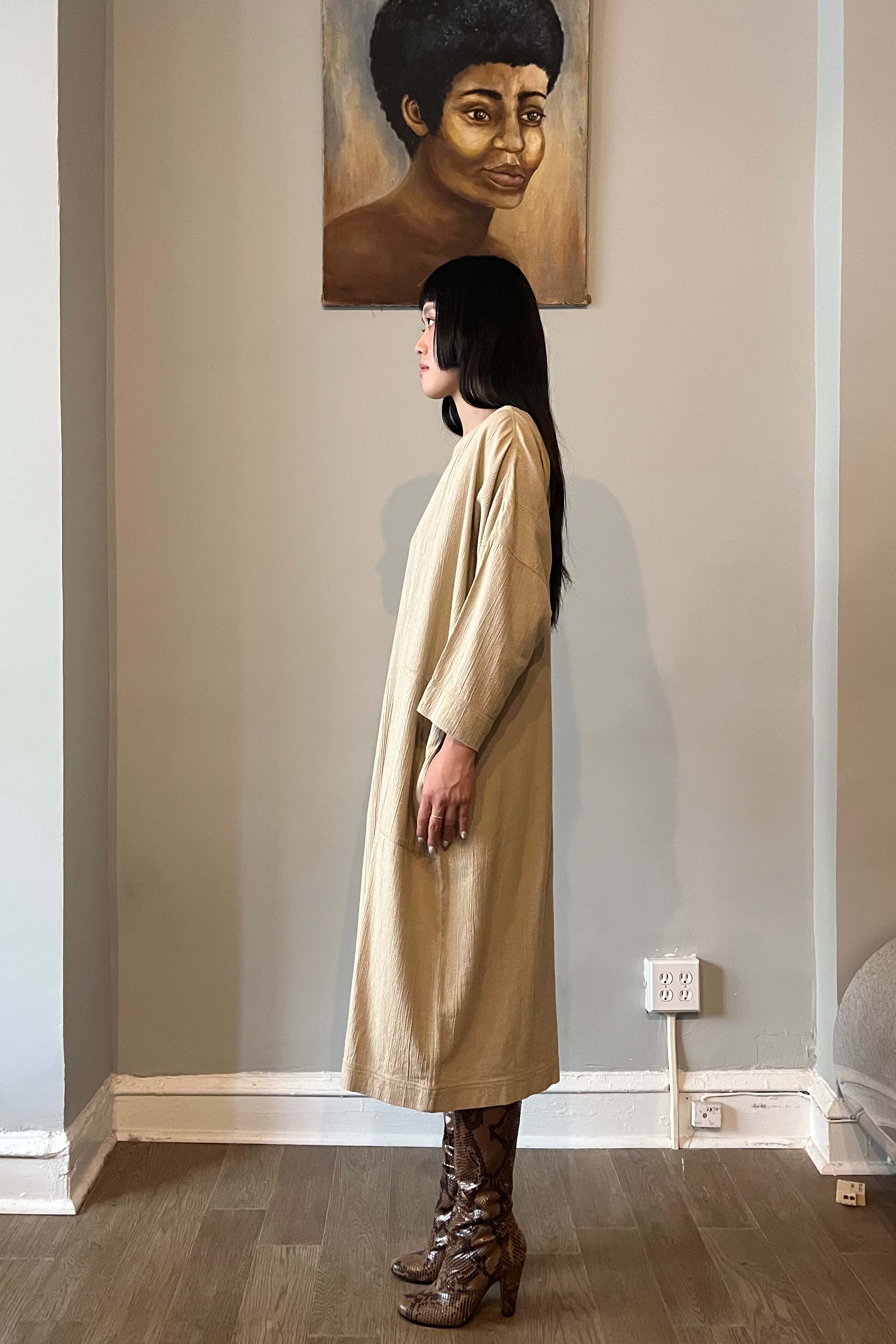 Issey Miyake Plantation Cotton Maxi Dress – Moore Vintage Archive Issey Miyake Plantation Cotton Maxi Dress – Moore Vintage Archive