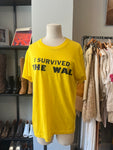 Vintage Yellow "I Survived The Wal" Tee
