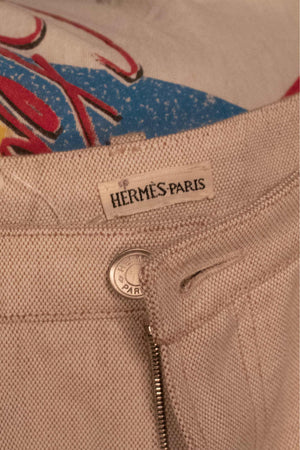 Hermes (by Margiela) cream denim pants – Moore Vintage Archive