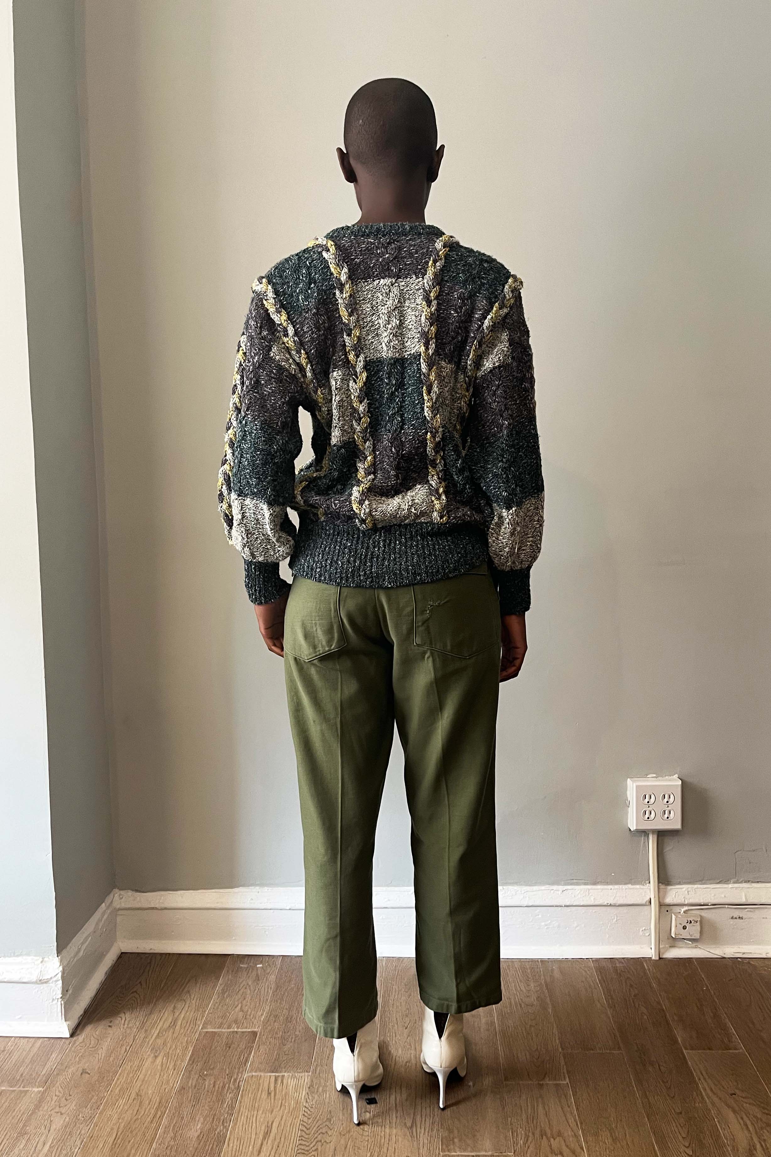 Escada Cable Knit Sweater