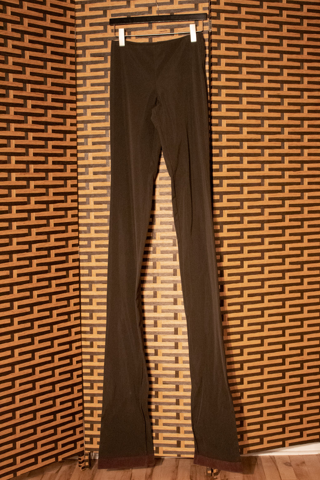 Jean Paul Gaultier wool blend olive "giant" trousers