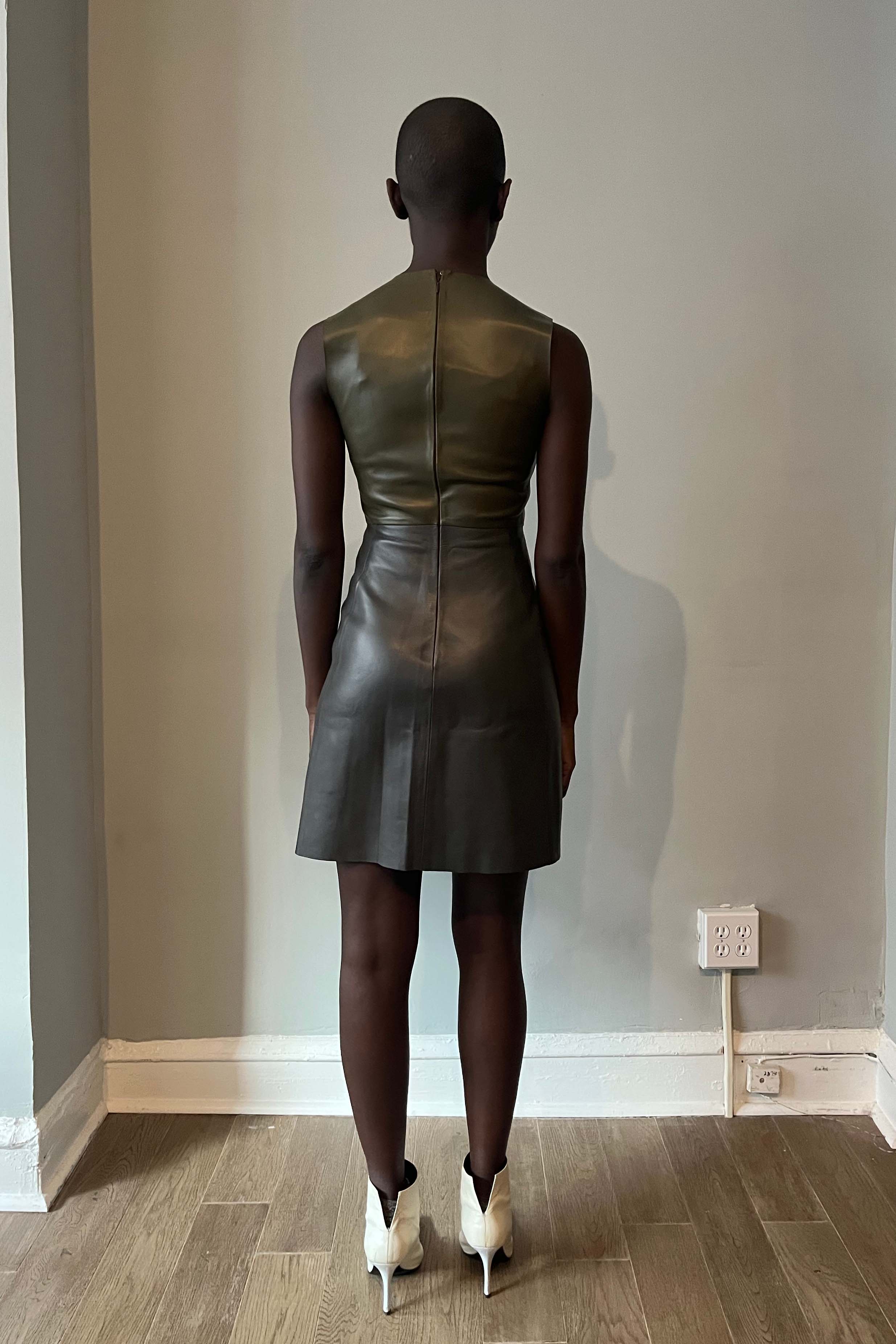 Celine by Phoebe Philo Color Block Lambskin Dress – Moore Vintage Archive Celine by Phoebe Philo Color Block Lambskin Dress – Moore Vintage Archive