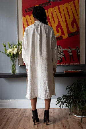 Antique white linen caftan dress – Moore Vintage Archive Antique white linen caftan dress – Moore Vintage Archive