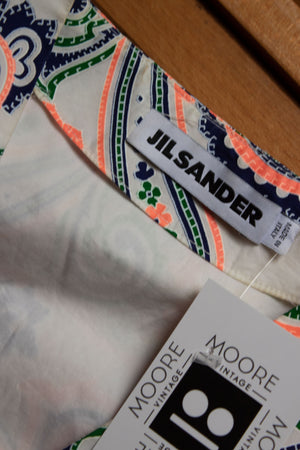 Jil Sander by Raf Simons paisley cotton dress