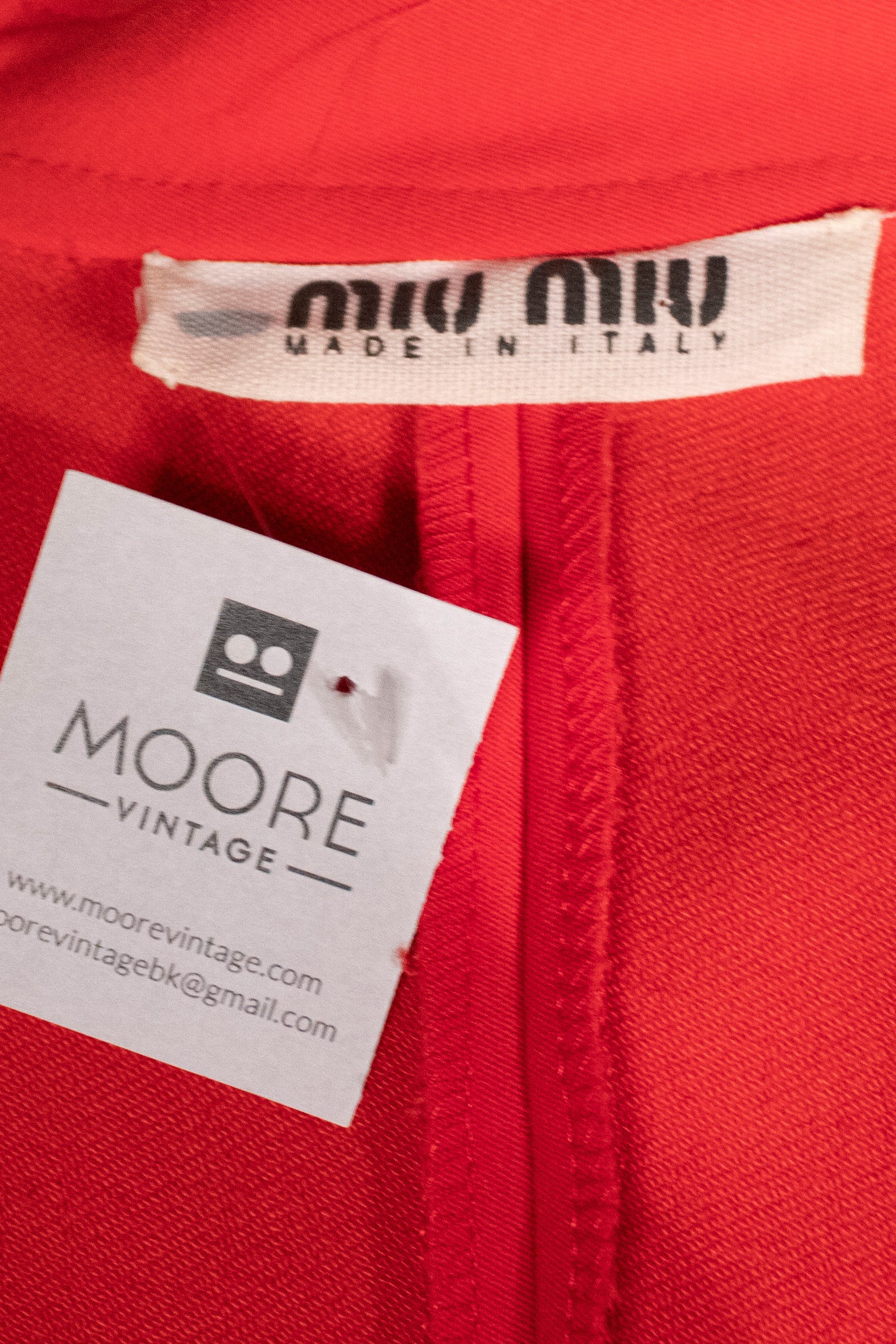 Miu Miu Orange Track Jacket – Moore Vintage Archive