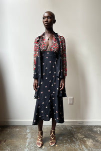 Ossie Clark x Celia Birtwell for Lord & Taylor Printed Dress Set