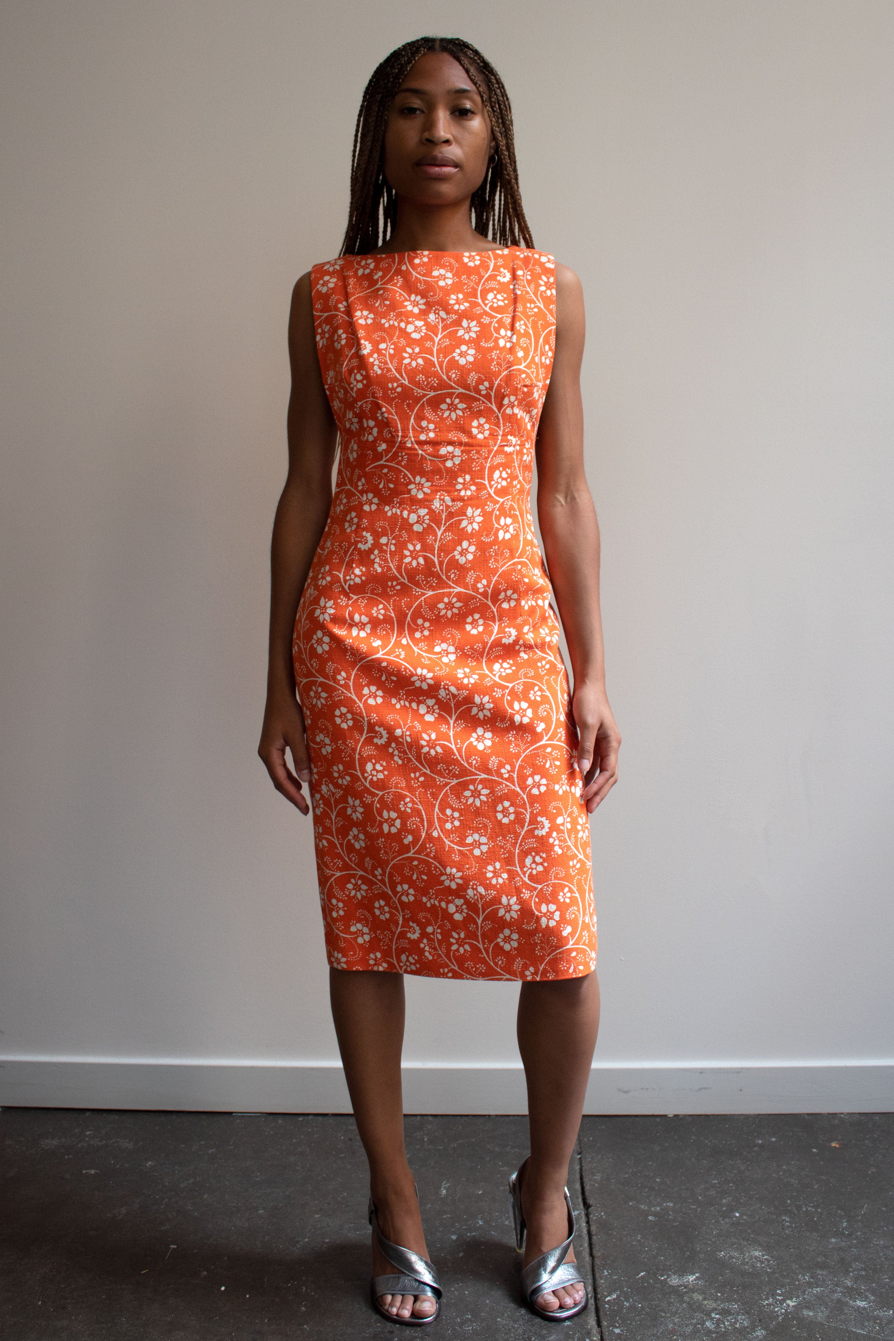 orange versace dress VERSACE AT THE MET GALA
