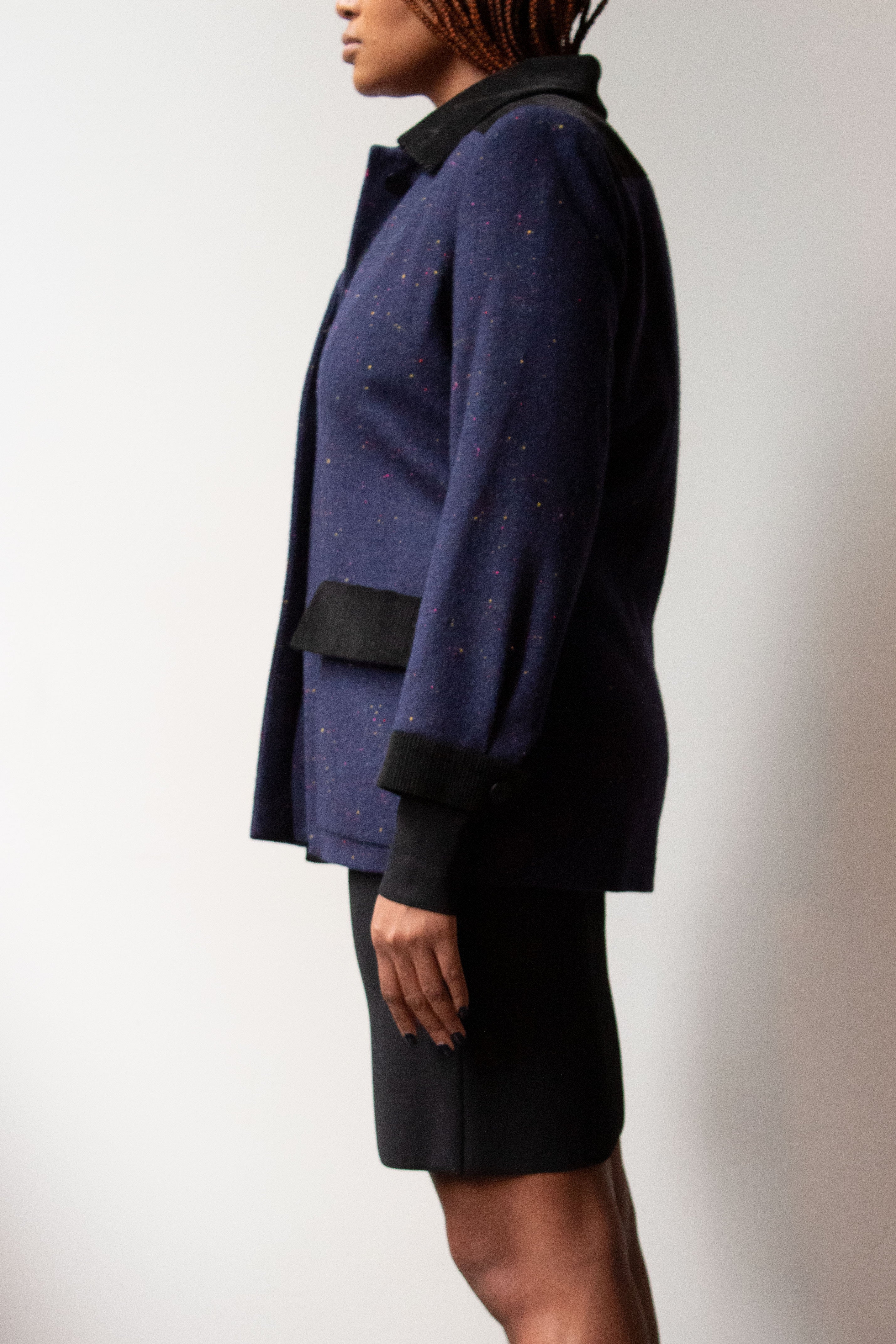 Yves Saint Laurent rainbow tweed jacket