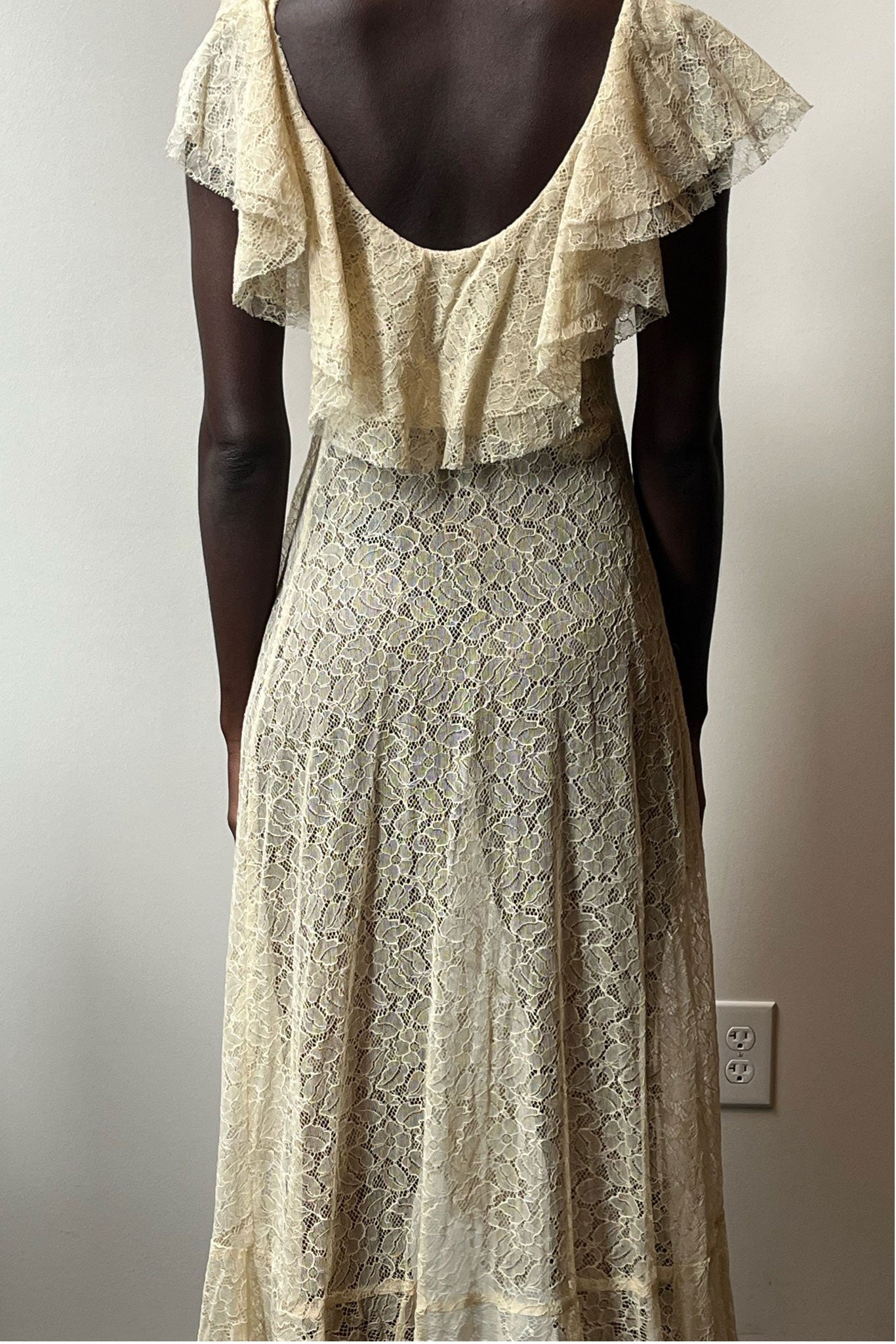 Vintage 1930s ivory cotton lace dress Moore Vintage Archive Vintage 1930s ivory cotton lace dress Moore Vintage Archive